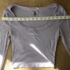 Pacsun Grey Lace Top!